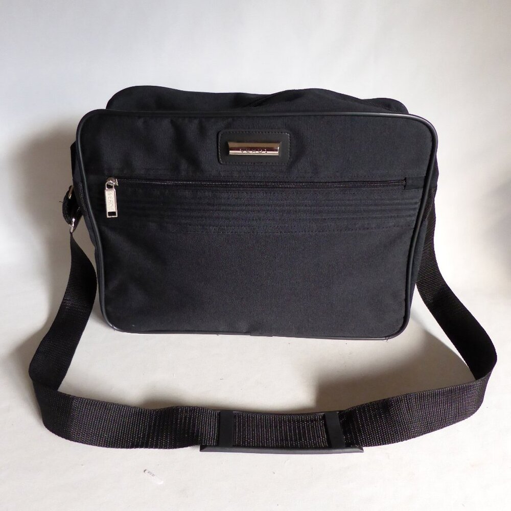 NEW VERDI ITALY BLACK TRAVEL CARRY ON BAG LUGGAGE SHOULDER STRAP LIGHT WEIGHT